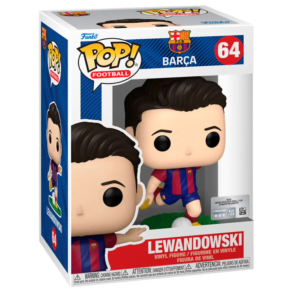 POP Figur Football FC Barcelona Lewandowski termékfotó