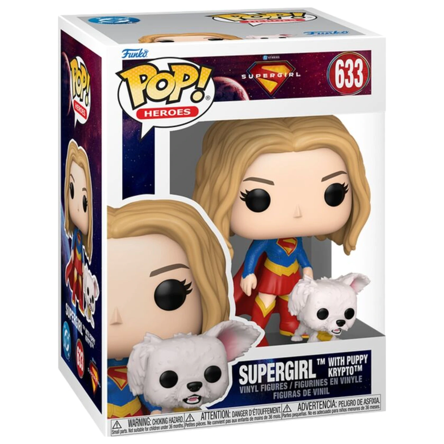 Funko POP Figur Funko POP DC Comics Supergirl Buddy Supergirl mit Welpe Krypto Produktfoto