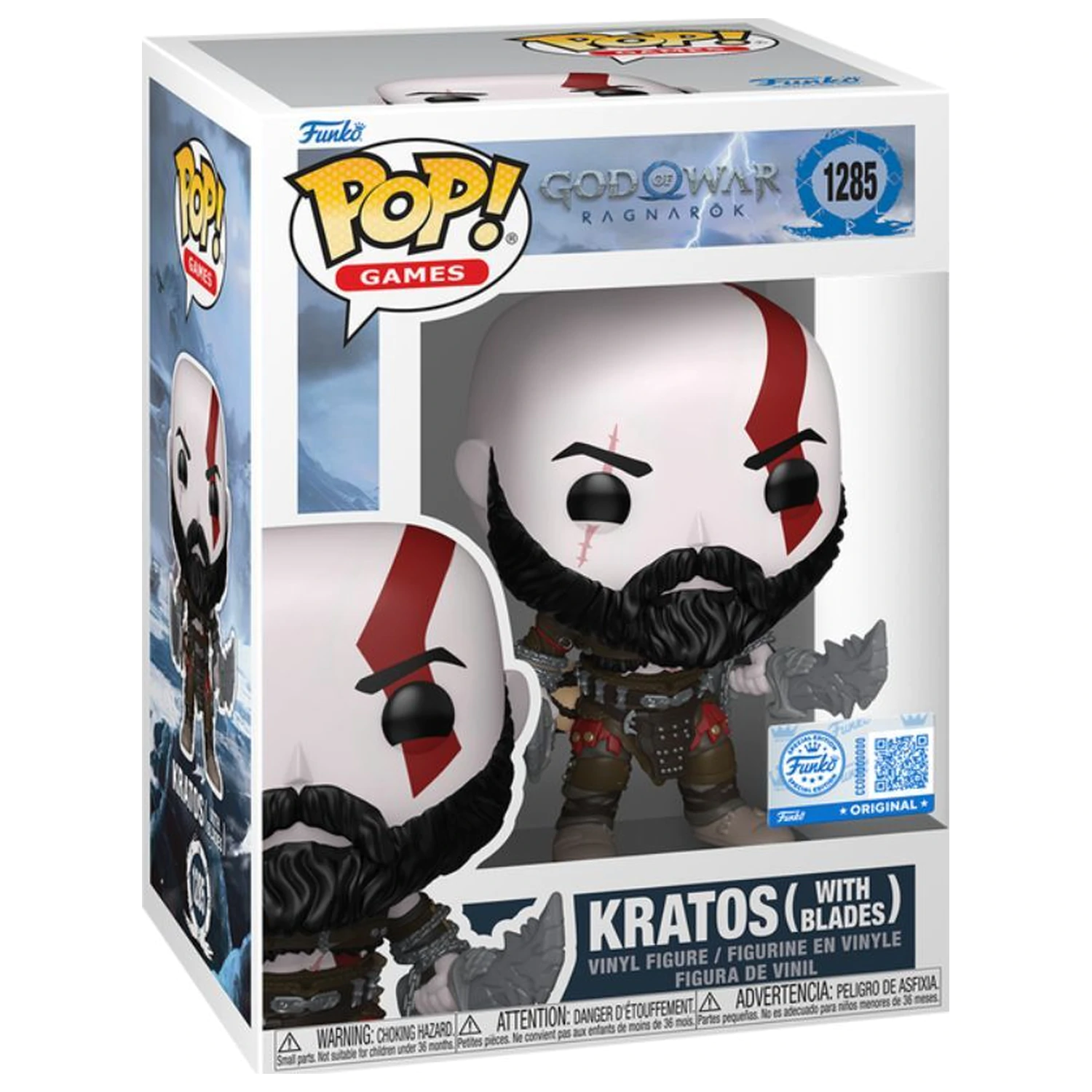 Funko POP Figur Games God of War Kratos with Blades Exklusiv Produktfoto