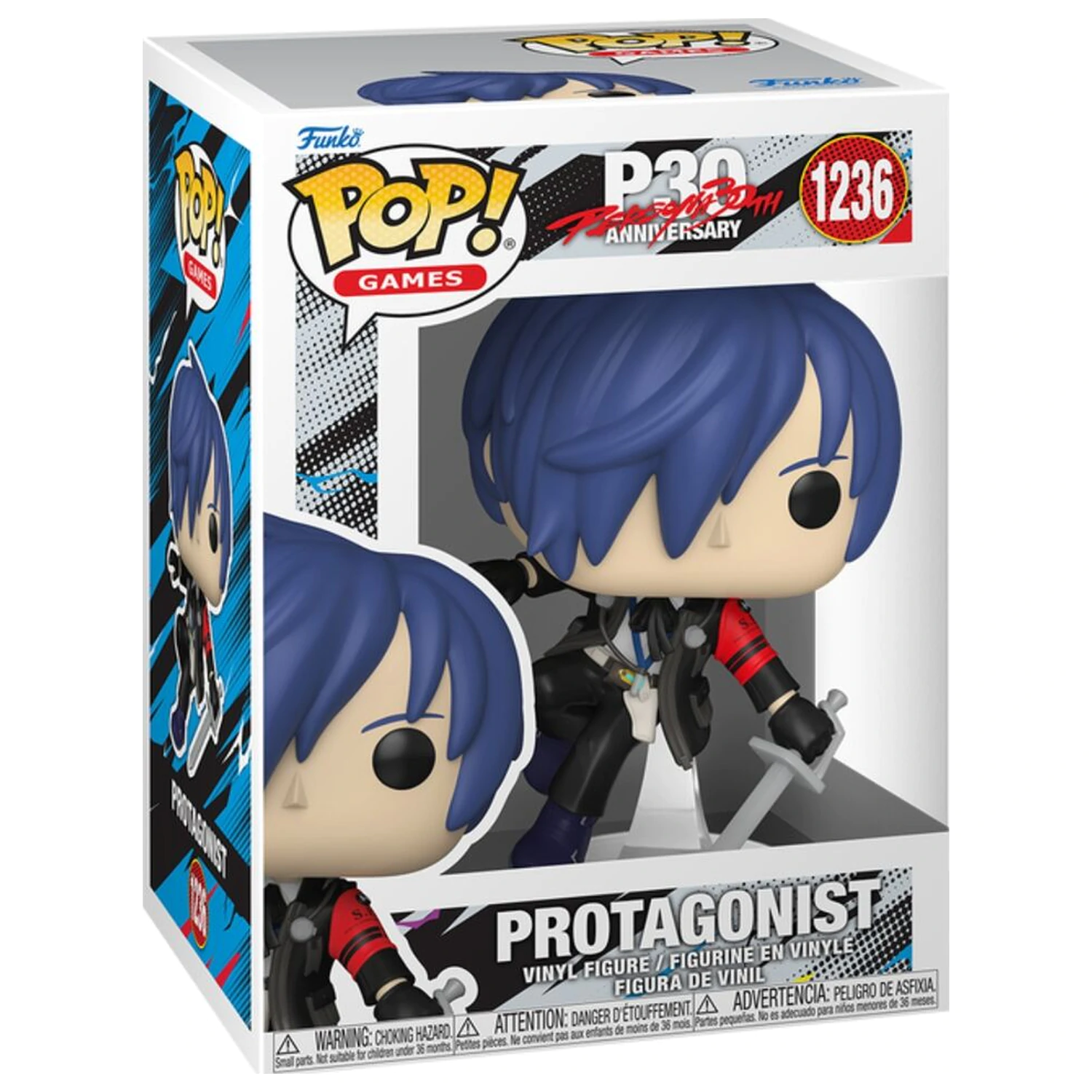 Funko POP Figur Games Persona 3 Male Protagonist Makoto Produktfoto