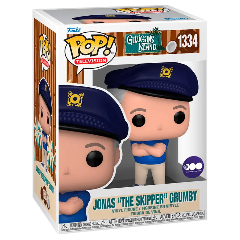 Gilligans Insel POP! TV Vinyl Figur The Skipper 9 cm Produktfoto
