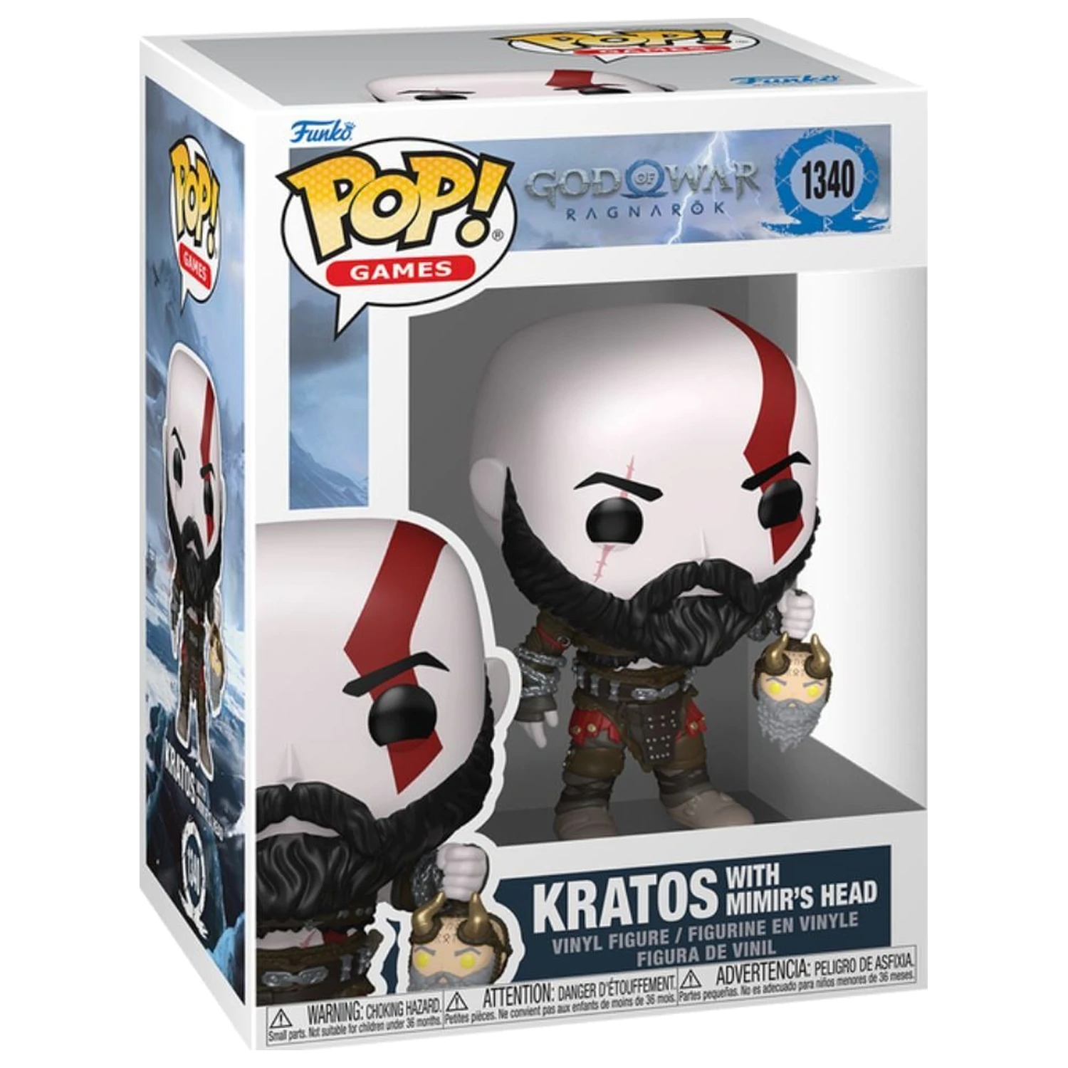 Funko POP Figur God of War Kratos with Mimirs Head Produktfoto
