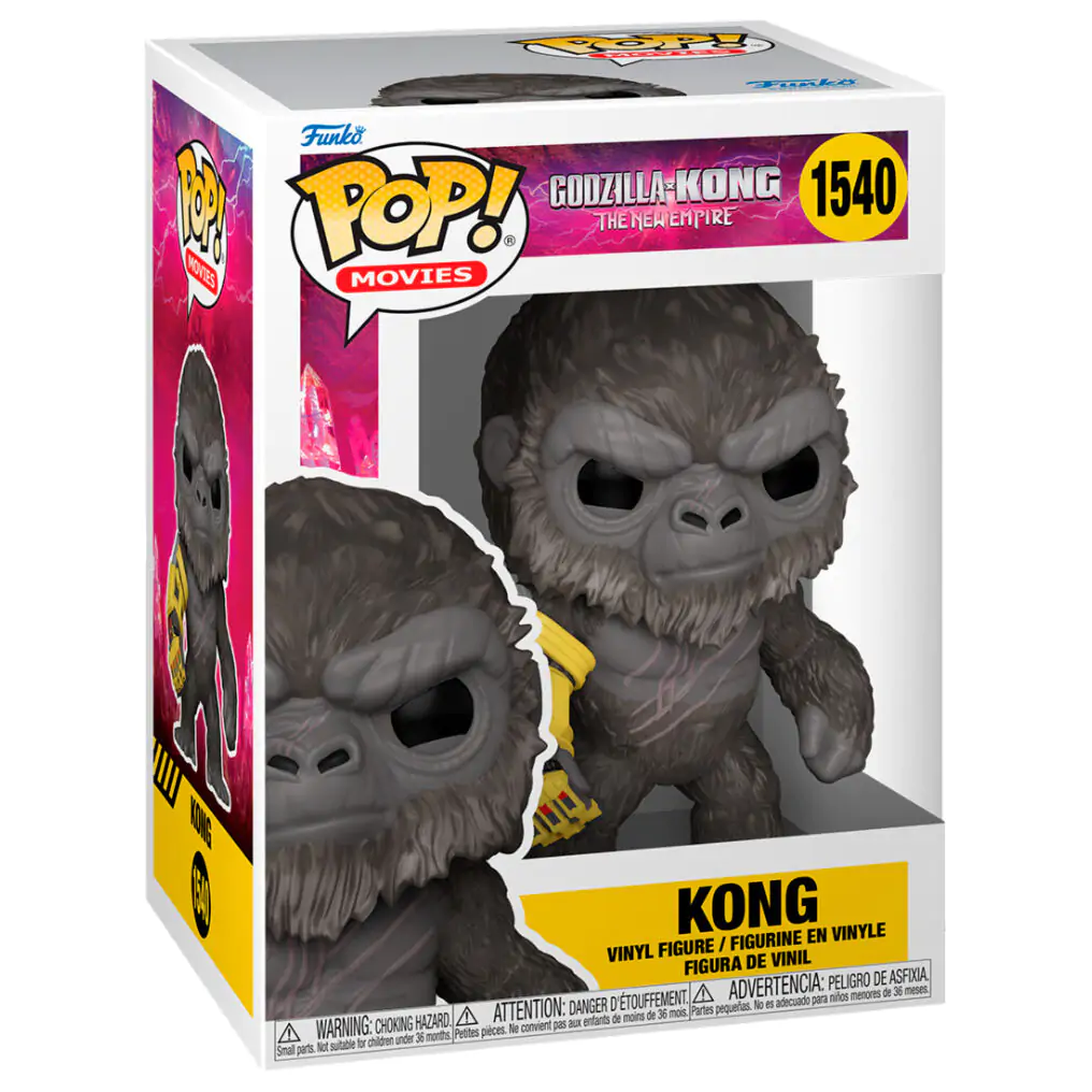 Godzilla vs. Kong 2 POP! Movies Vinyl Figur Kong 9 cm termékfotó