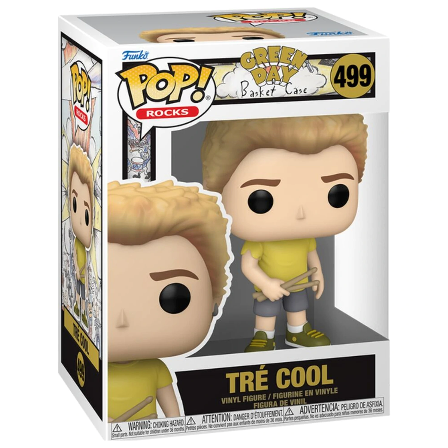 Funko POP Figur Green Day Tre Cool Basket Case Produktfoto