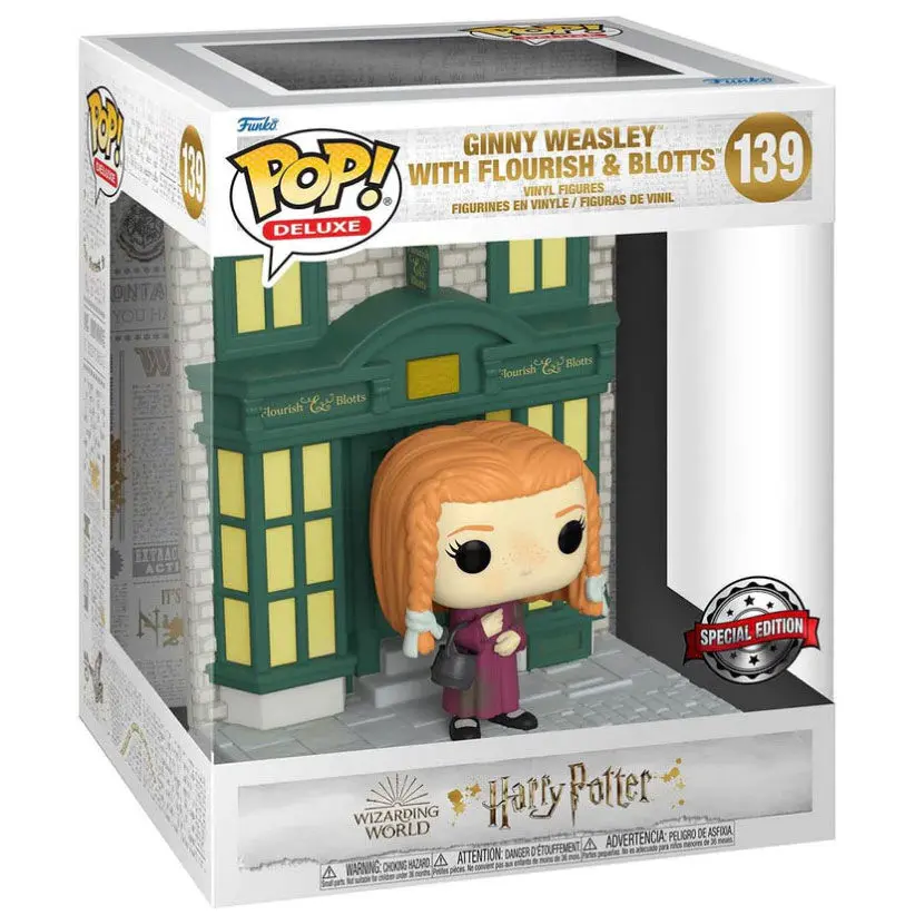 POP Figur Harry Potter Diagon Alley Ginny Weasley Flourish & Blotts Exclusive Produktfoto