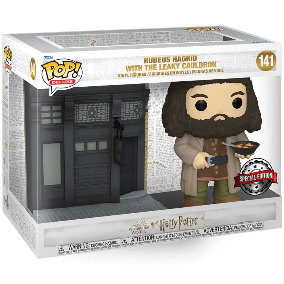 POP Figur Harry Potter Diagon Alley Rubeus Hagrid The Leaky Cauldron Exclusive Produktfoto