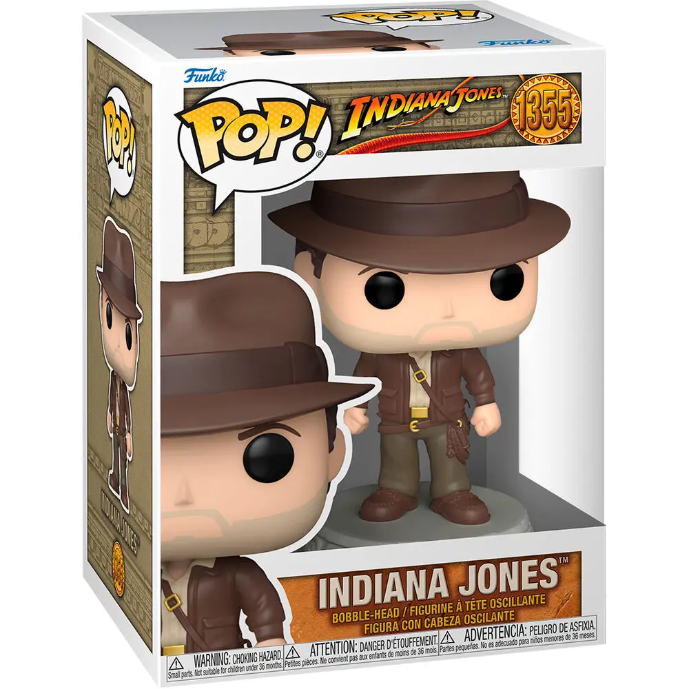 Indiana Jones POP! Movies Vinyl Figur Indiana Jones w/Jacket 9 cm termékfotó