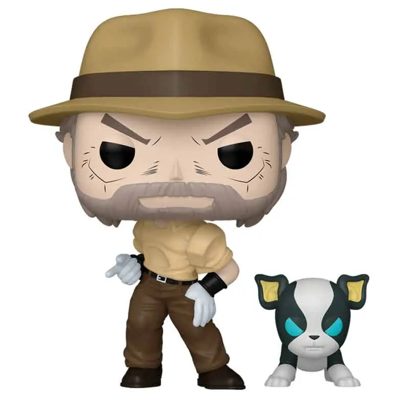 Funko POP Figur Jojo's Bizarre Adventure Joseph Joestar mit Iggy Produktfoto