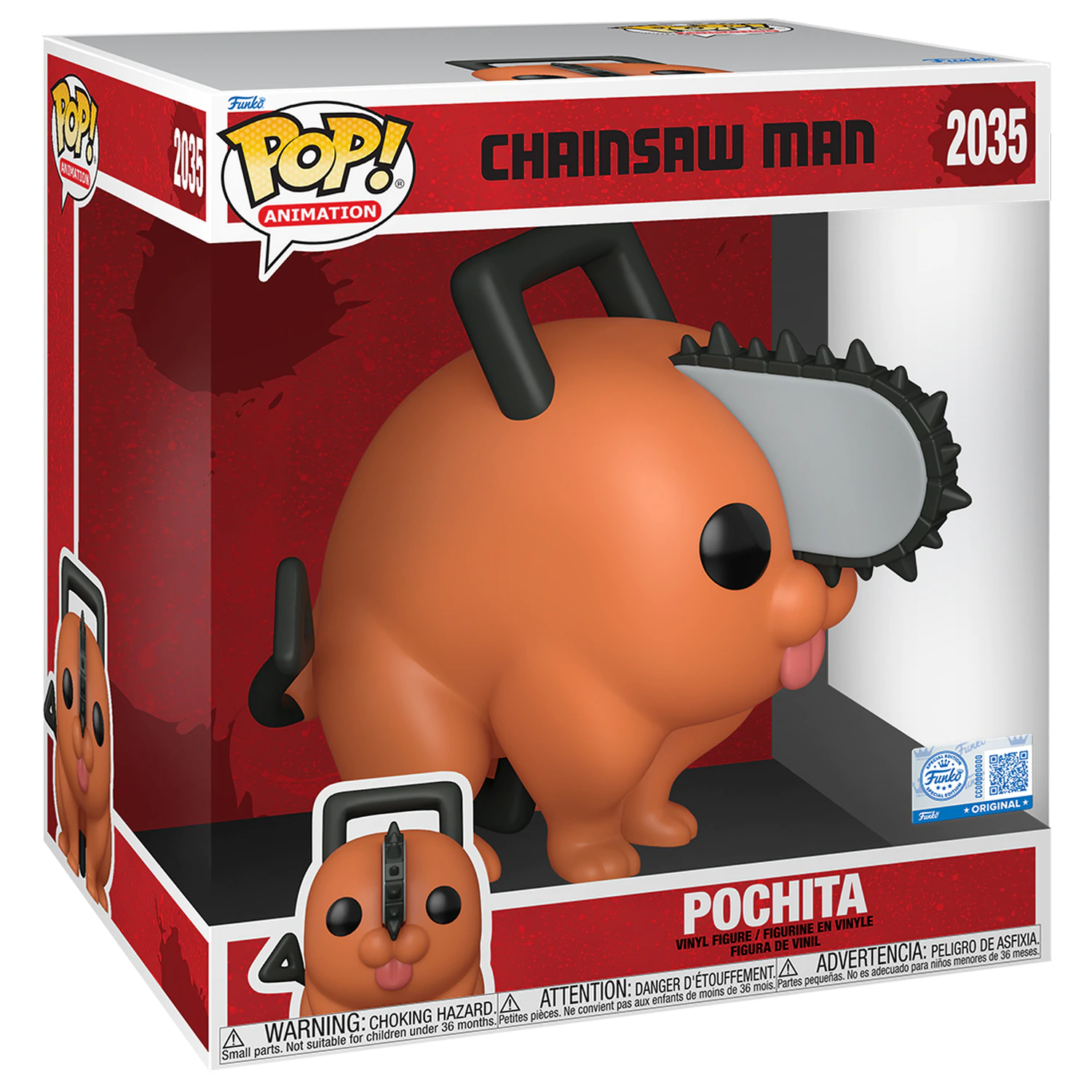 Funko POP Figur Jumbo Chainsaw Man Pochita 25 cm Produktfoto
