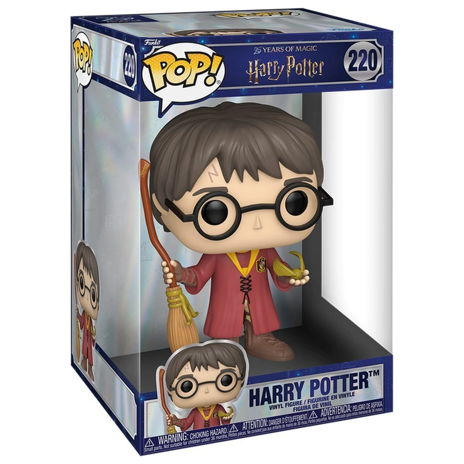 Funko POP Figur Jumbo Harry Potter mit Nimbus 2000 Produktfoto