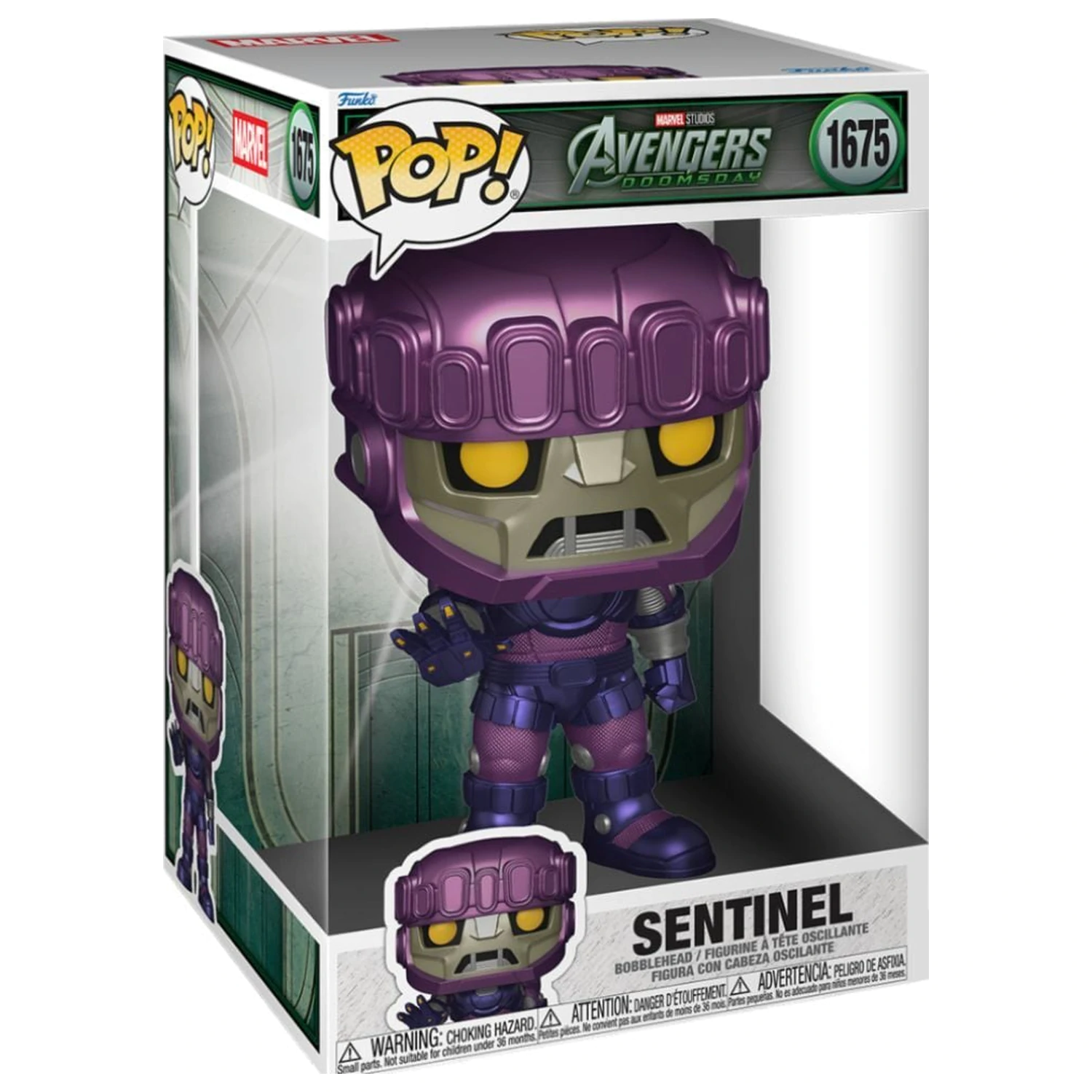 Funko POP Figur Jumbo Marvel Studios Avengers Doomsday Sentinel Produktfoto
