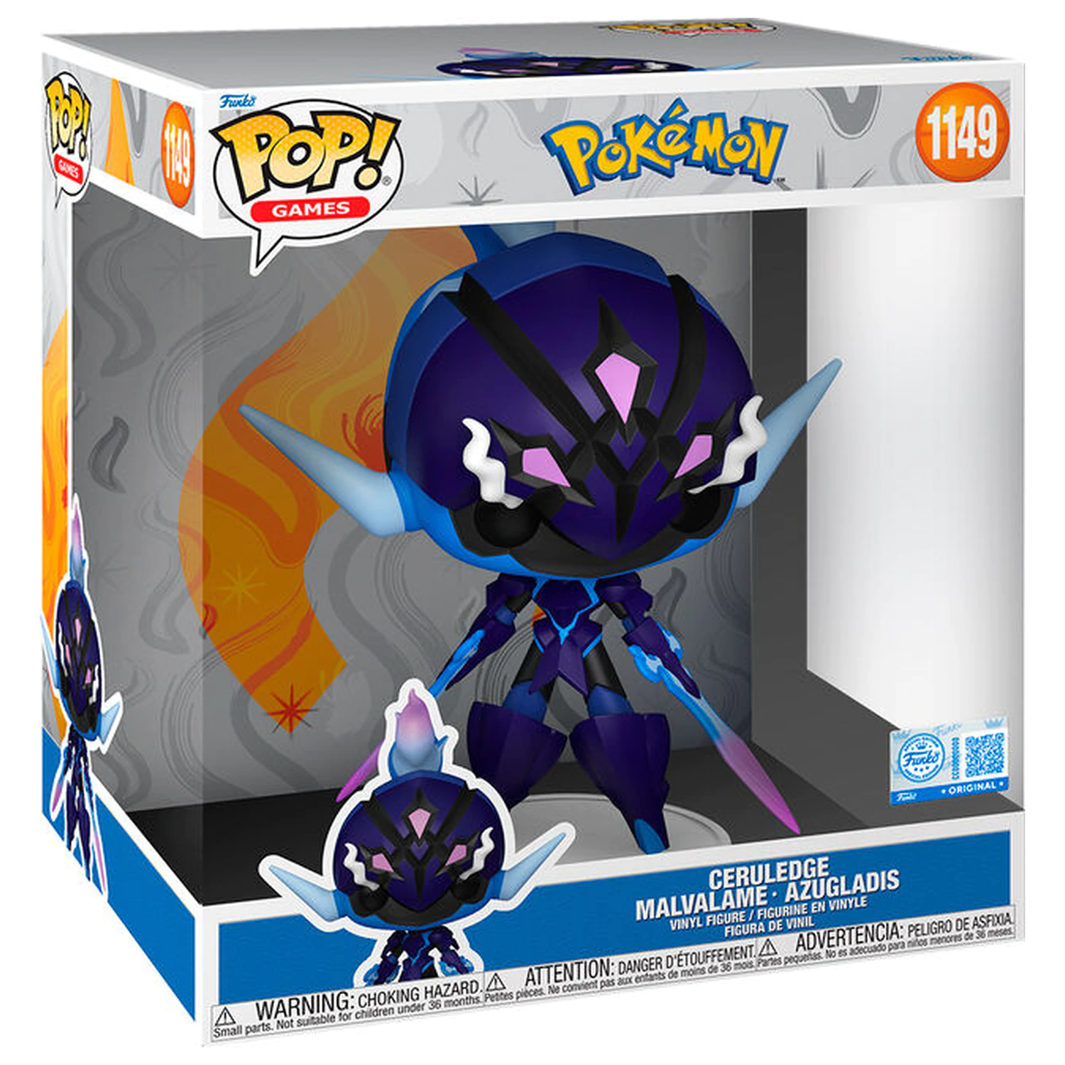 Funko POP Figur Jumbo Pokemon Ceruledge Malvalame Azugladis Exclusive 25cm Produktfoto