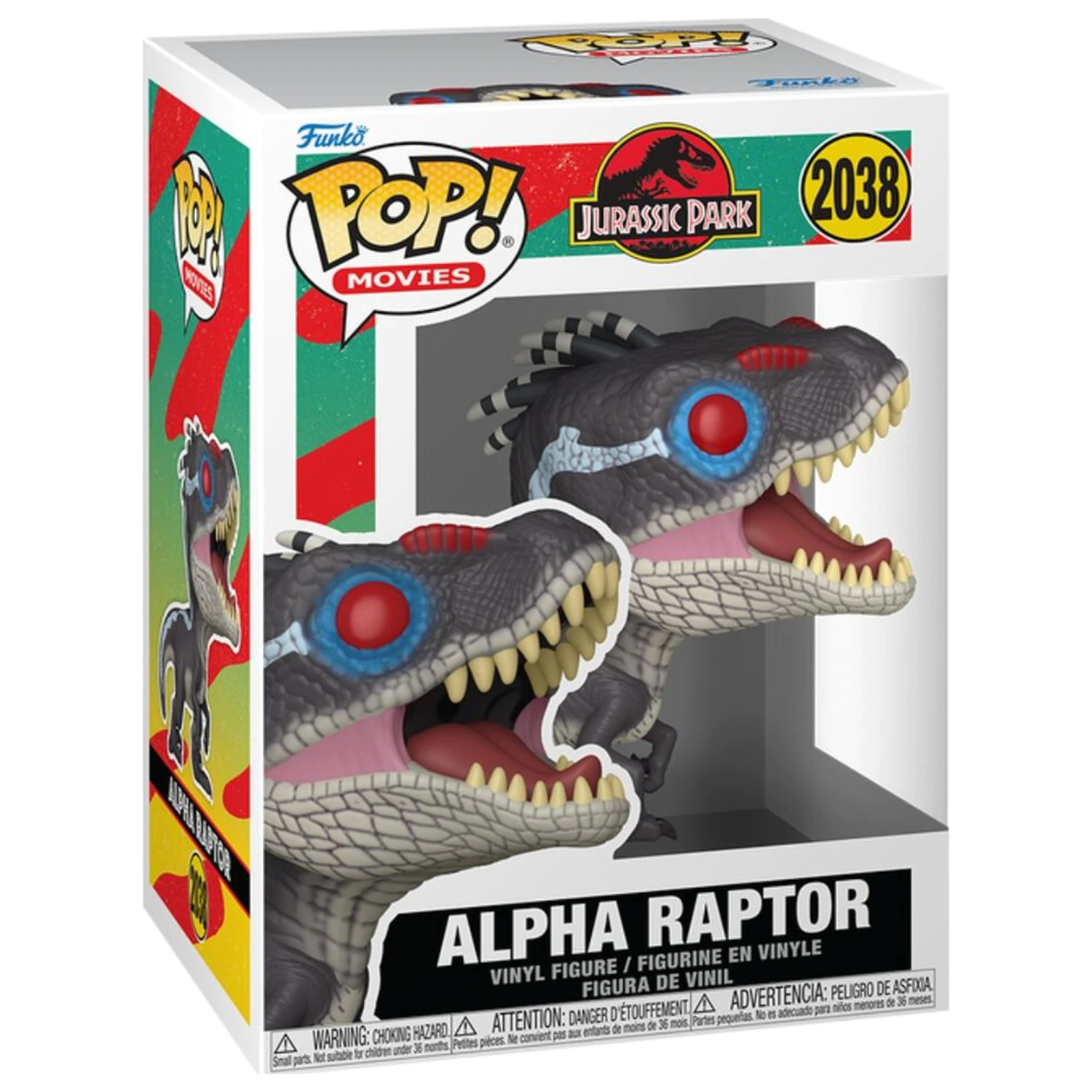 Funko POP Figur Jurassic Park Alpha Raptor Produktfoto