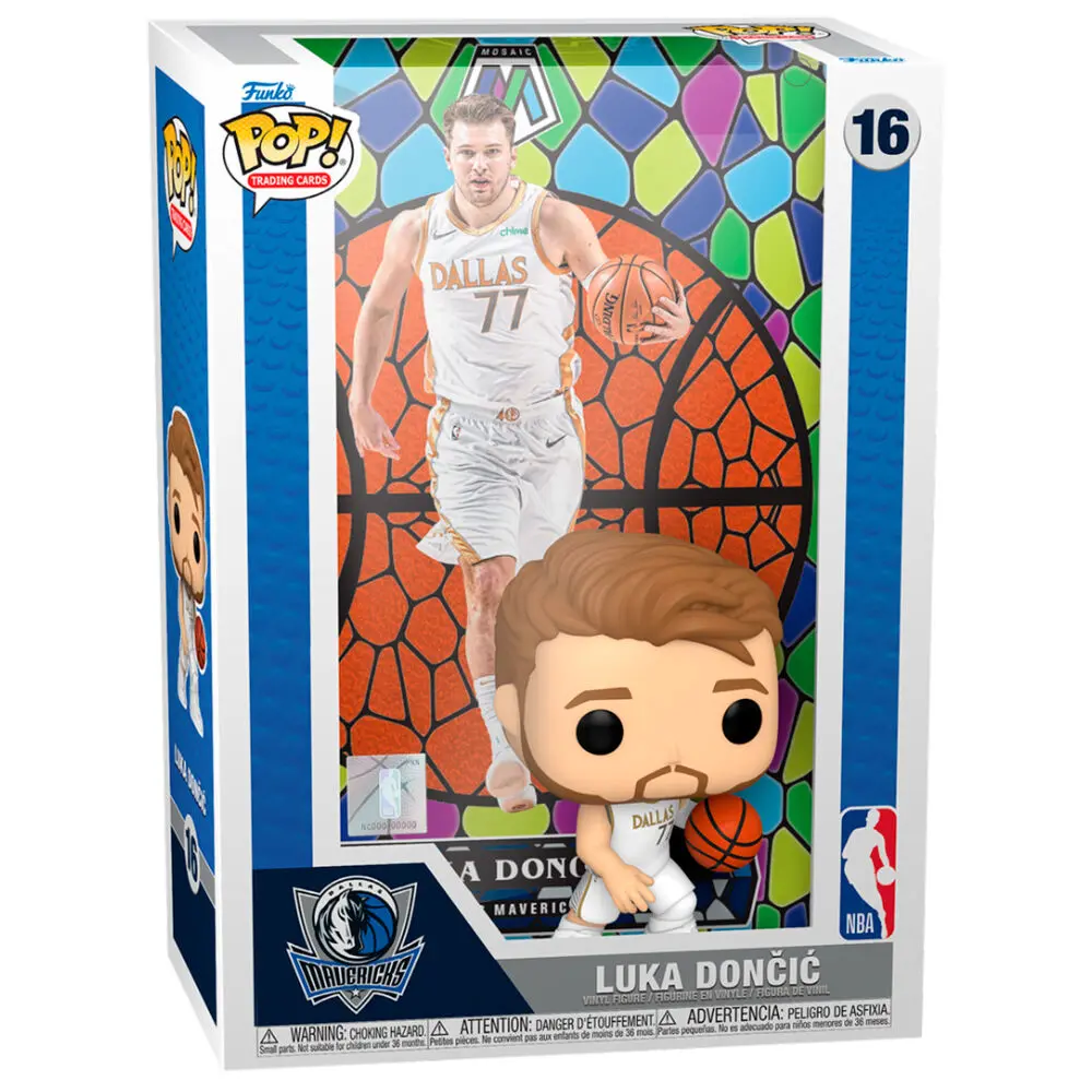 NBA POP! Trading Cards Vinyl Figur Luka D (Mosaic) 9 cm Produktfoto