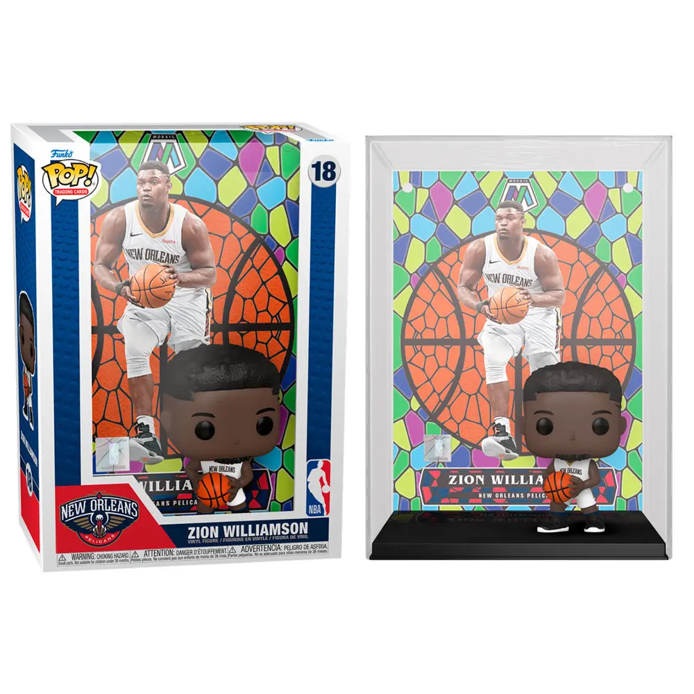 NBA POP! Trading Cards Vinyl Figur Zion Williamson (Mosaic) 9 cm Produktfoto