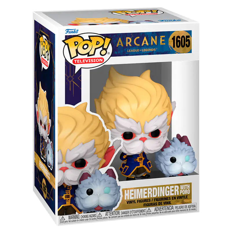 Funko POP Figur League of Legends Arcane Heimerdinger with Poro termékfotó