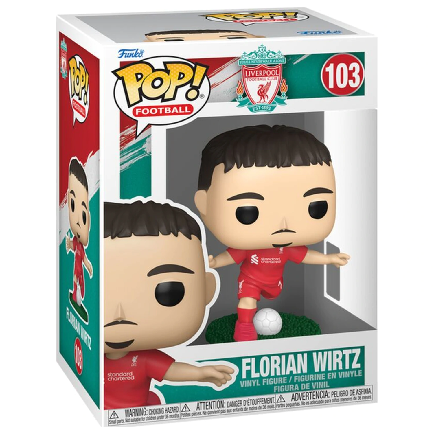 Funko POP Figur Liverpool Florian Wirtz Produktfoto