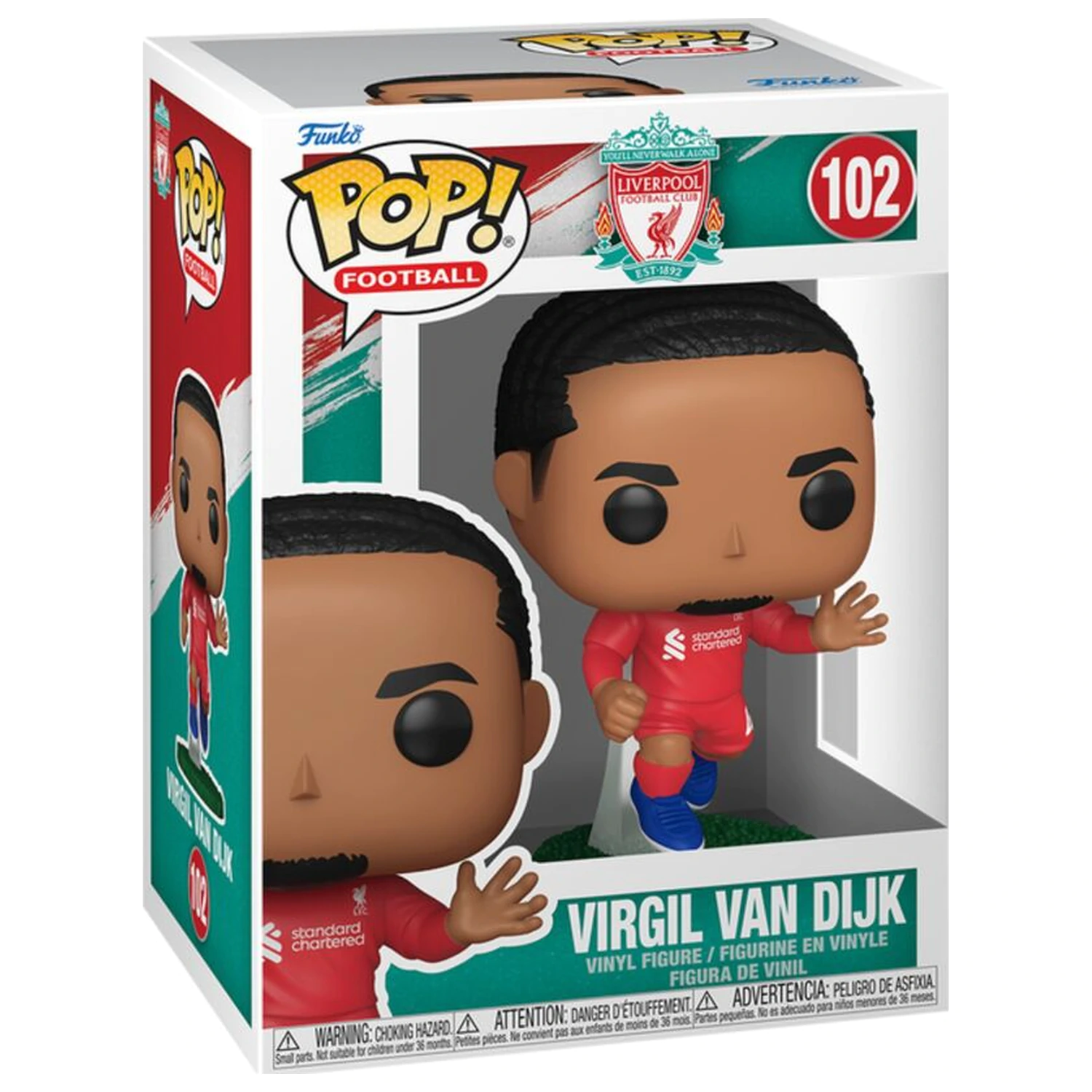 Funko POP Figur Liverpool Virgil Van Dijk Produktfoto