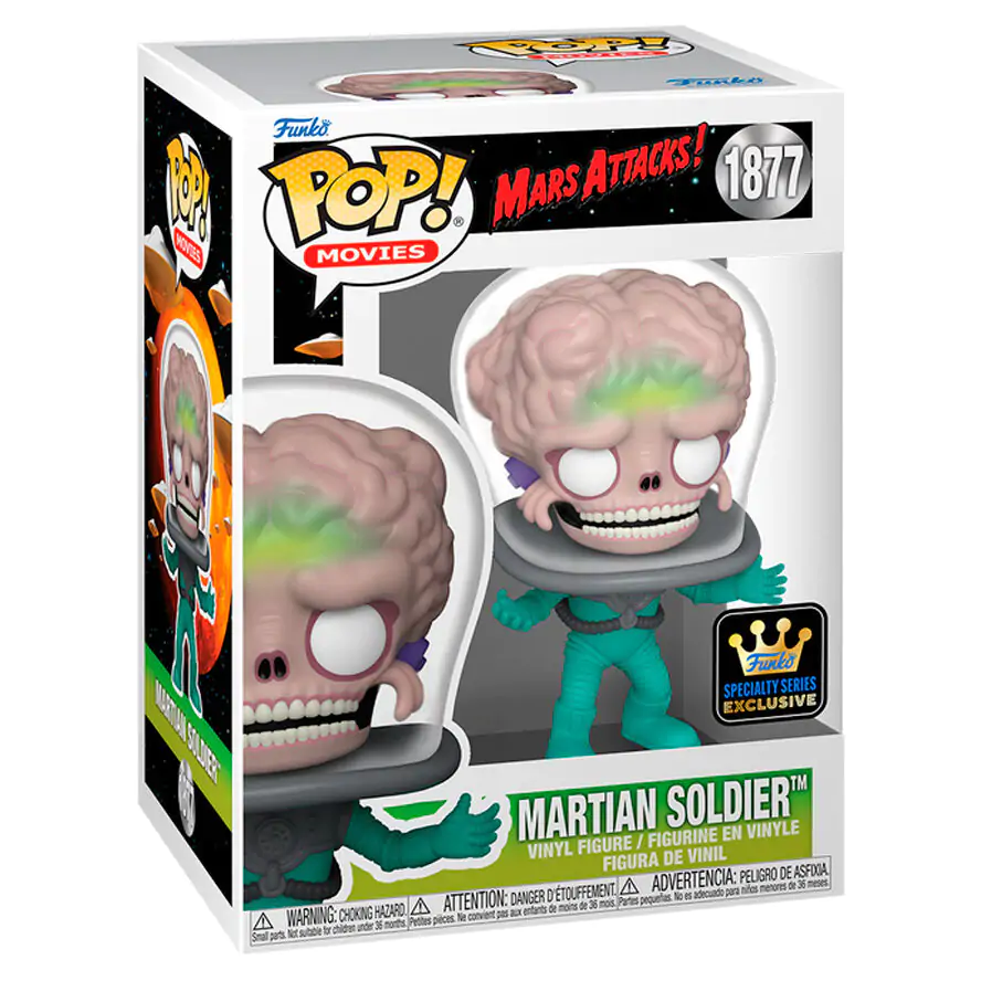 Funko POP Figur Mars Attacks Martian Soldier Exclusive Produktfoto