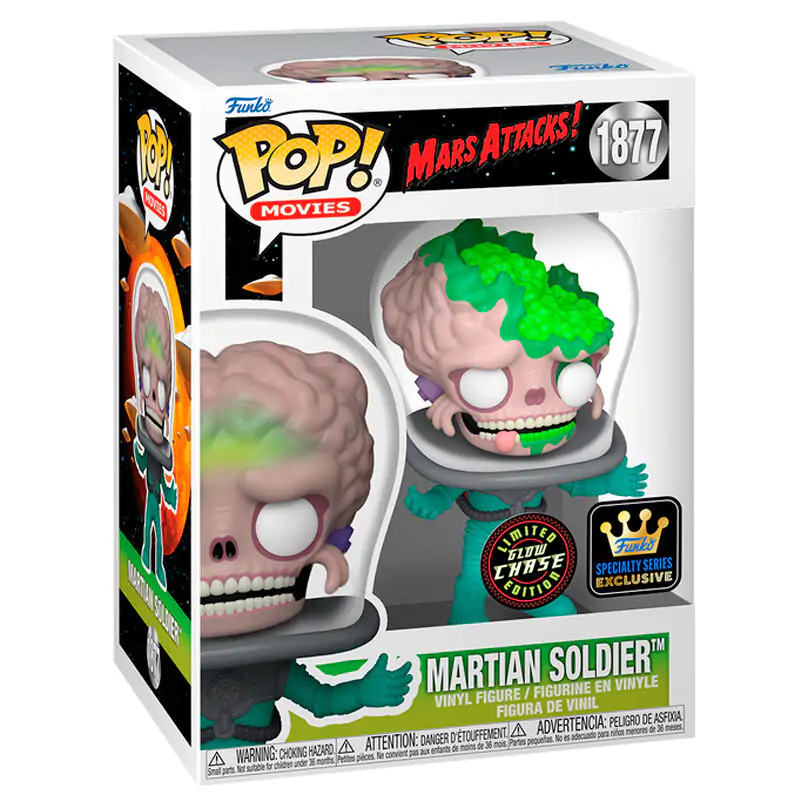 Funko POP Figur Mars Attacks Martian Soldier Exclusive Chase Produktfoto