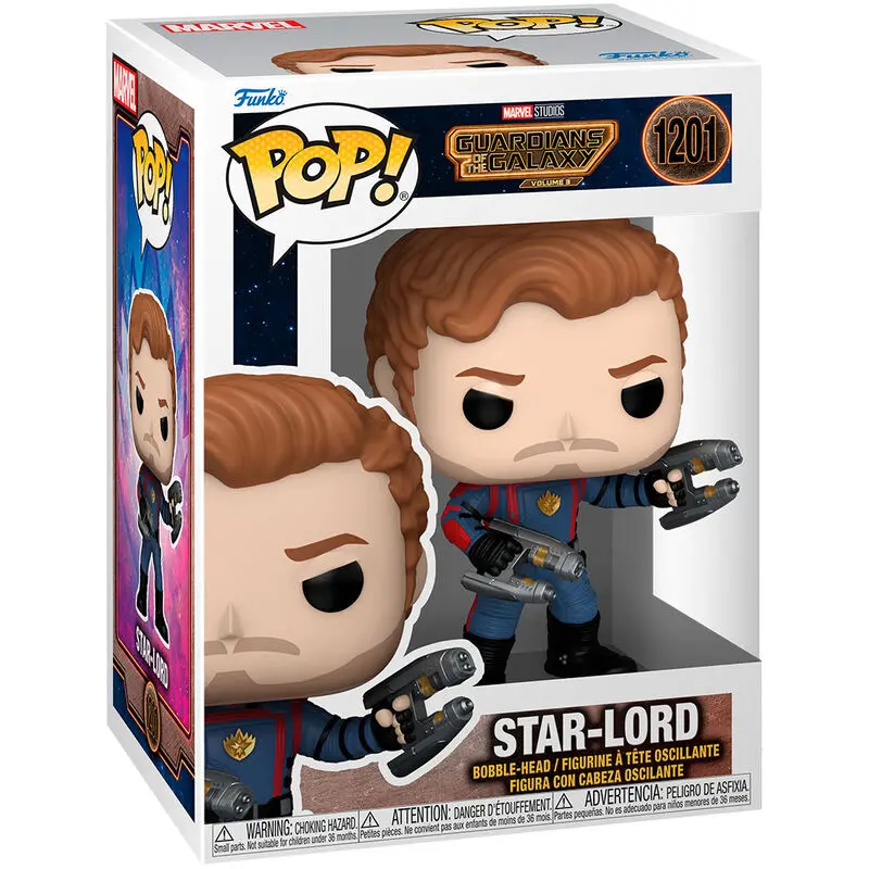 Guardians of the Galaxy Vol. 3 POP! Vinyl Figur Star-Lord 9 cm termékfotó