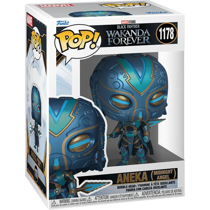 Black Panther: Wakanda Forever POP! Marvel Vinyl Figur Aneka (Midnight Angel) 9 cm Produktfoto