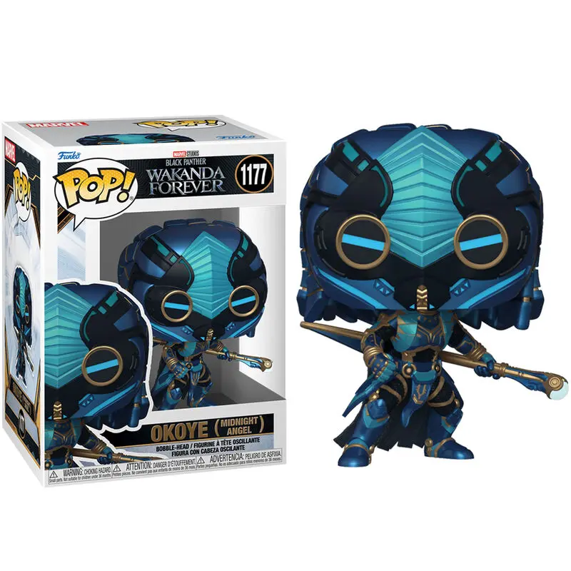 Black Panther: Wakanda Forever POP! Marvel Vinyl Figur Okoye (Midnight Angel) 9 cm termékfotó