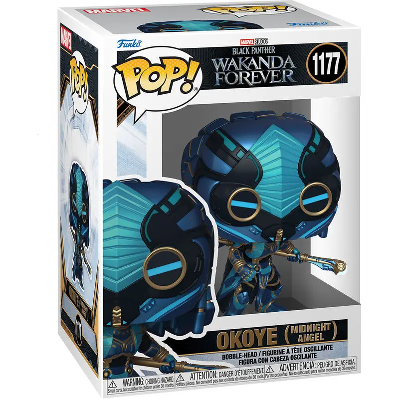 Black Panther: Wakanda Forever POP! Marvel Vinyl Figur Okoye (Midnight Angel) 9 cm termékfotó