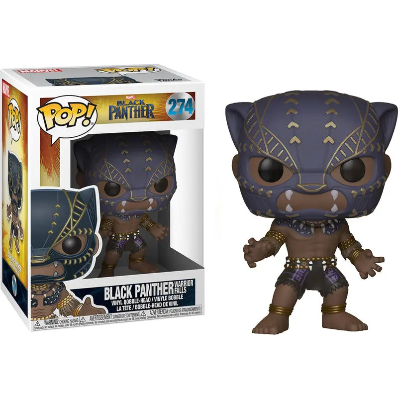 POP Figur Marvel Black Panther Warrior fall Produktfoto