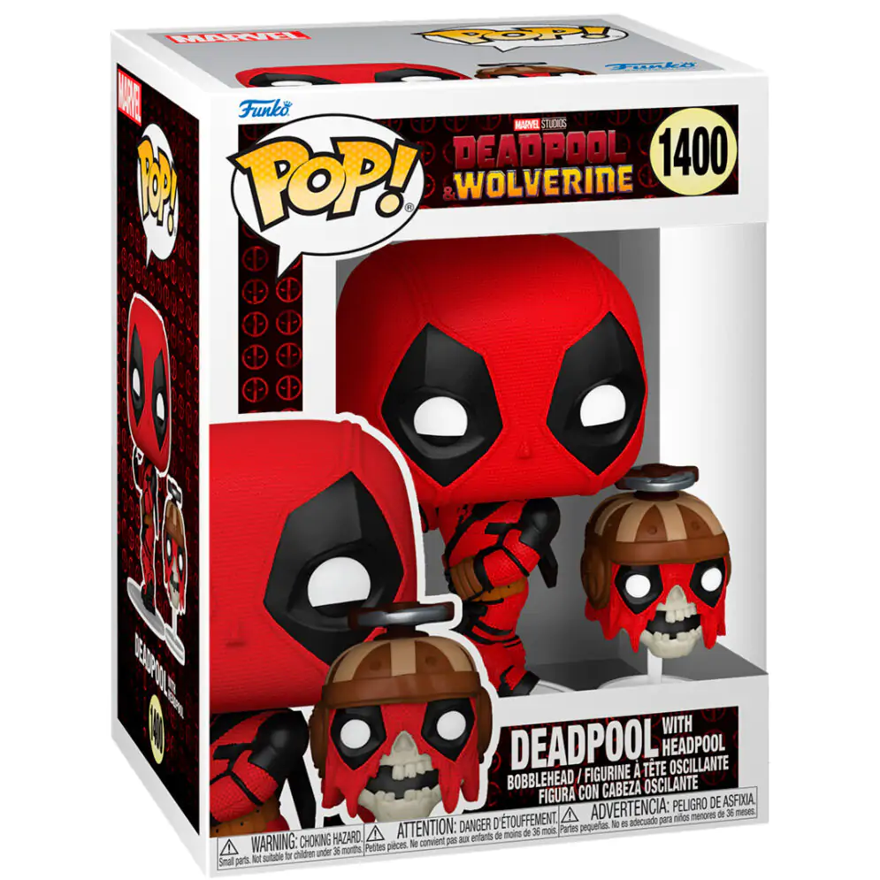 Funko POP Figur Marvel Deadpool & Wolverine Deadpool with Headpool Produktfoto