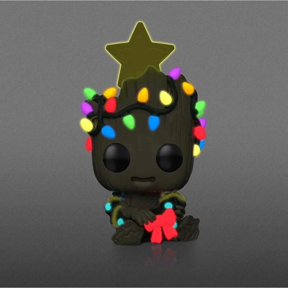 POP Figur Marvel POP Marvel Groot Holiday Christmas Exclusive Produktfoto