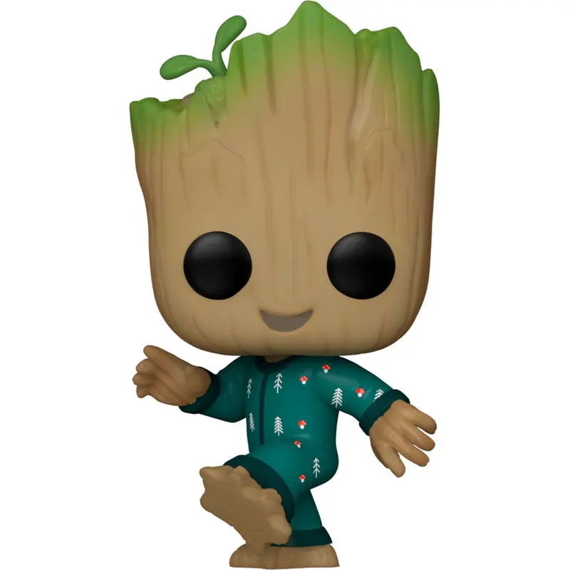 Ich bin Groot POP! Vinyl Figur Groot PJs (dancing) 9 cm Produktfoto