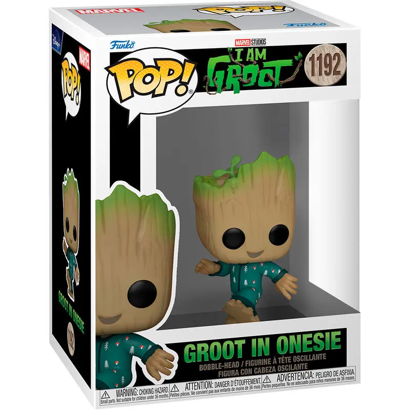 Ich bin Groot POP! Vinyl Figur Groot PJs (dancing) 9 cm termékfotó