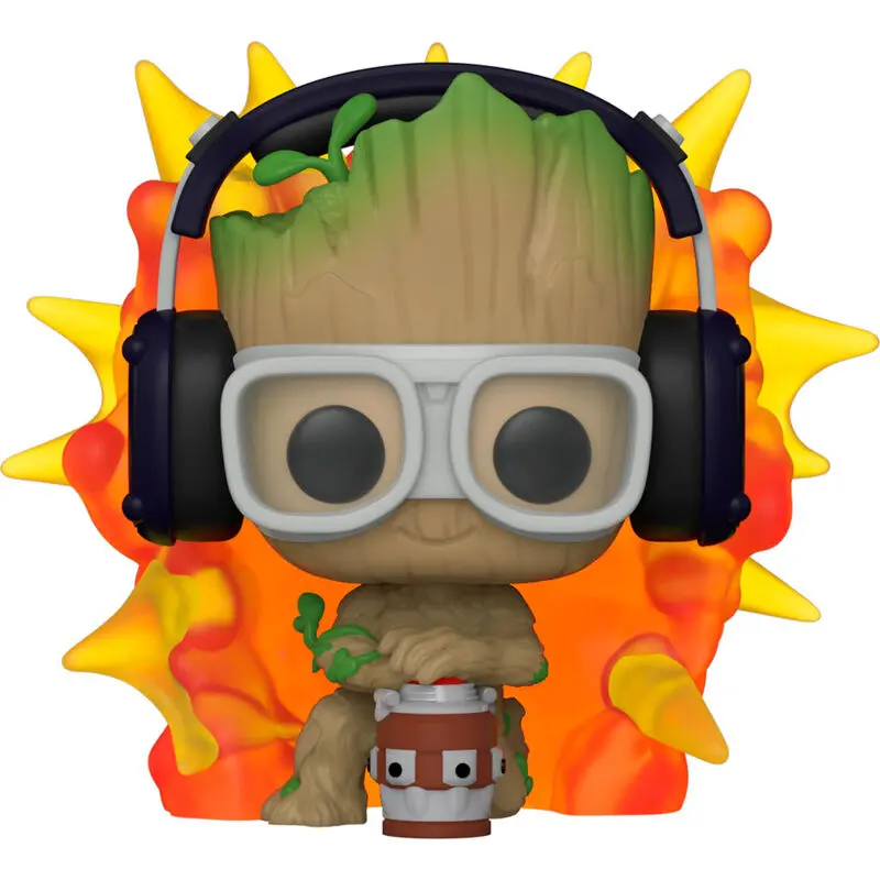 Ich bin Groot POP! Vinyl Figur Groot w/ detonator 9 cm Produktfoto