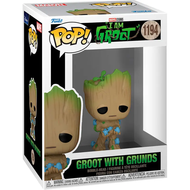 Ich bin Groot POP! Vinyl Figur Groot w/ Grunds 9 cm termékfotó