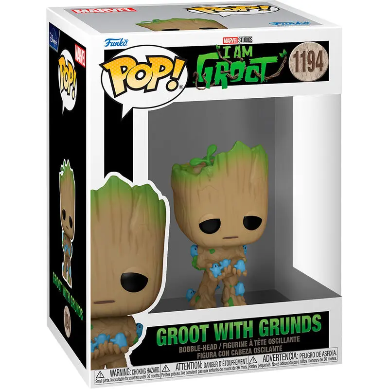 Ich bin Groot POP! Vinyl Figur Groot w/ Grunds 9 cm Produktfoto