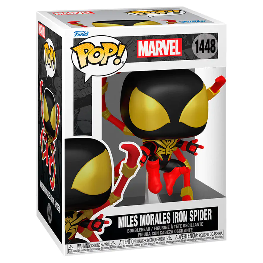 Funko POP Figur Marvel Miles Morales Iron Spider termékfotó