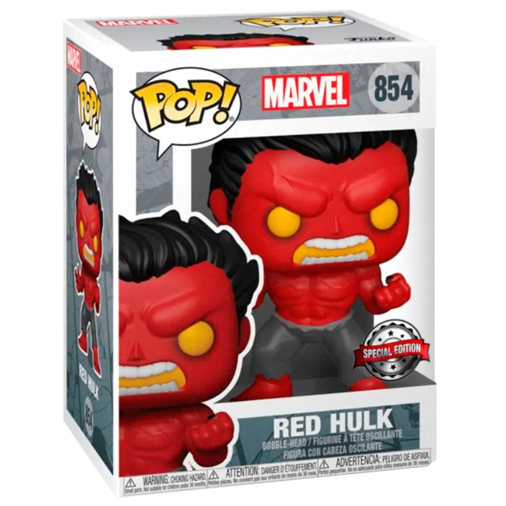 POP Figur Marvel Red Hulk Exclusive termékfotó