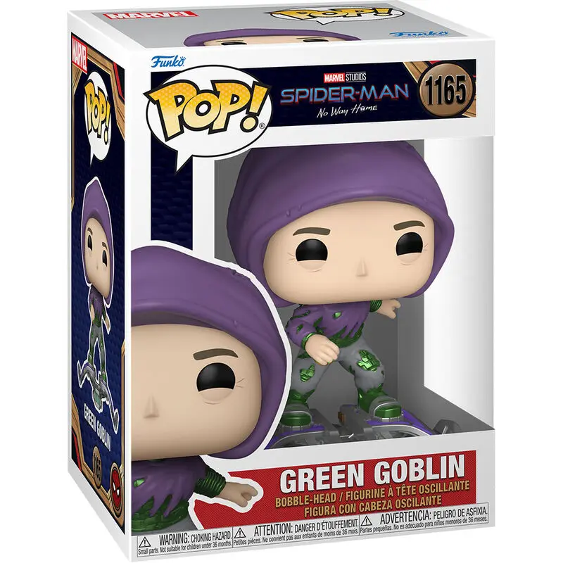 Spider-Man: No Way Home POP! Marvel Vinyl Figur Green Goblin 9 cm Produktfoto