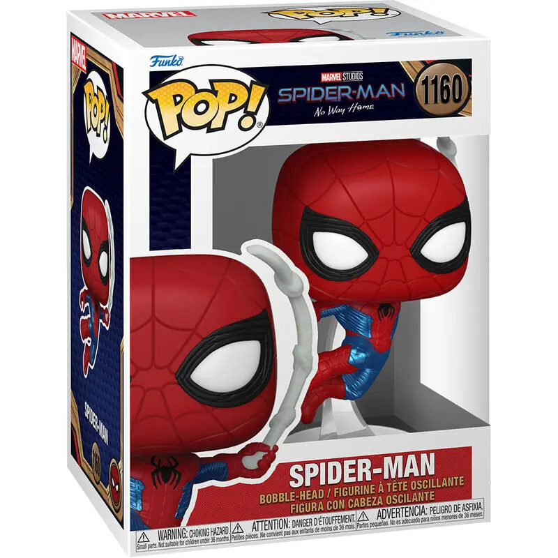 Spider-Man: No Way Home POP! Marvel Vinyl Figur Spider-Man Finale suit 9 cm termékfotó