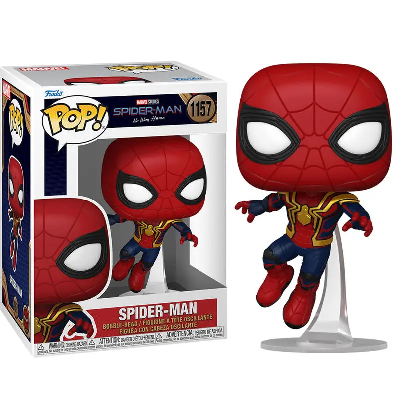 Spider-Man: No Way Home POP! Marvel Vinyl Figur Spider-Man Swing 9 cm Produktfoto