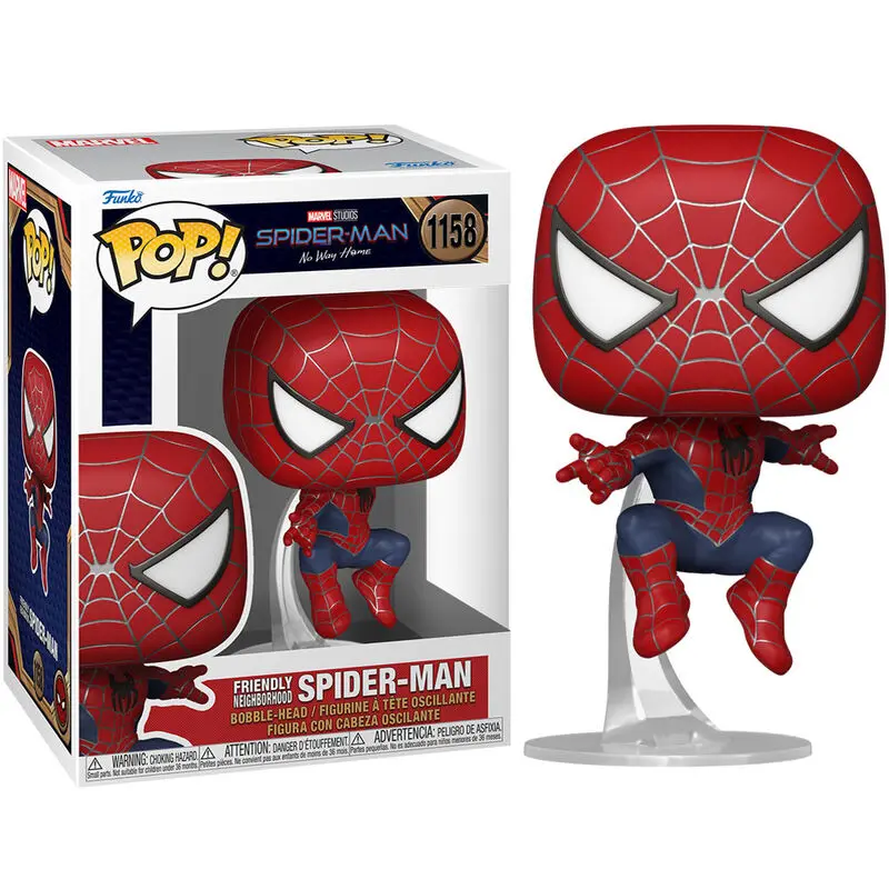 Spider-Man: No Way Home POP! Marvel Vinyl Figur Friendly Neighborhood 9 cm termékfotó