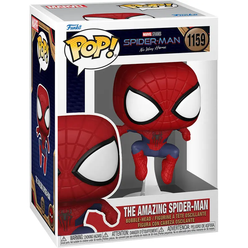 Spider-Man: No Way Home POP! Marvel Vinyl Figur The Amazing Spider-Man 9 cm termékfotó