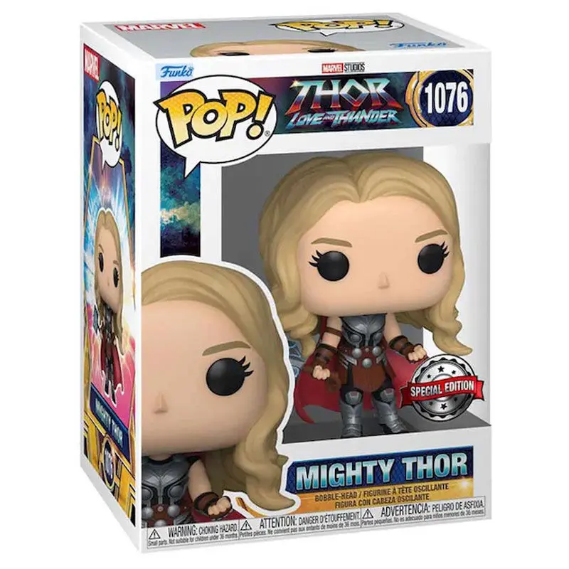 Thor: Love and Thunder POP! Marvel Vinyl Figur Mighty Thor 9 cm termékfotó
