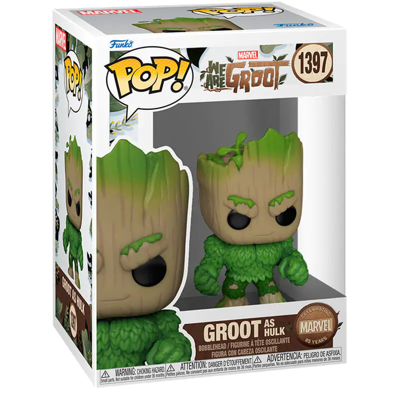 Funko POP Figur Marvel We Are Groot - Groot as Hulk termékfotó