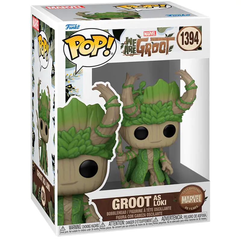 Funko POP Figur Marvel We Are Groot - Groot as Loki termékfotó
