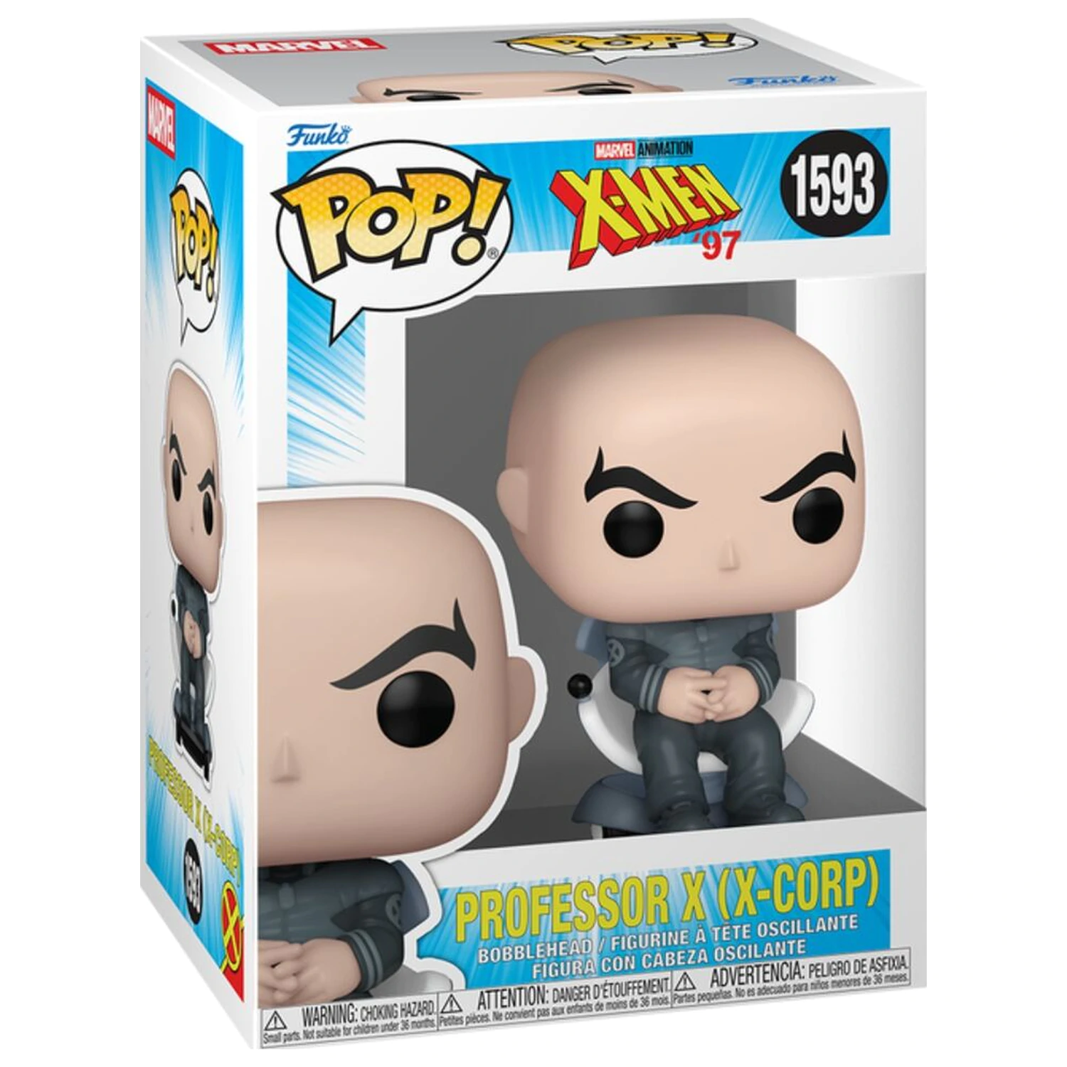 Funko POP Figur Marvel X-Men '97 Serie 3 Professor Xavier X-Corp Produktfoto