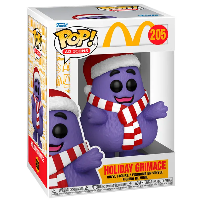 POP Figur McDonalds Holiday Grimace Produktfoto