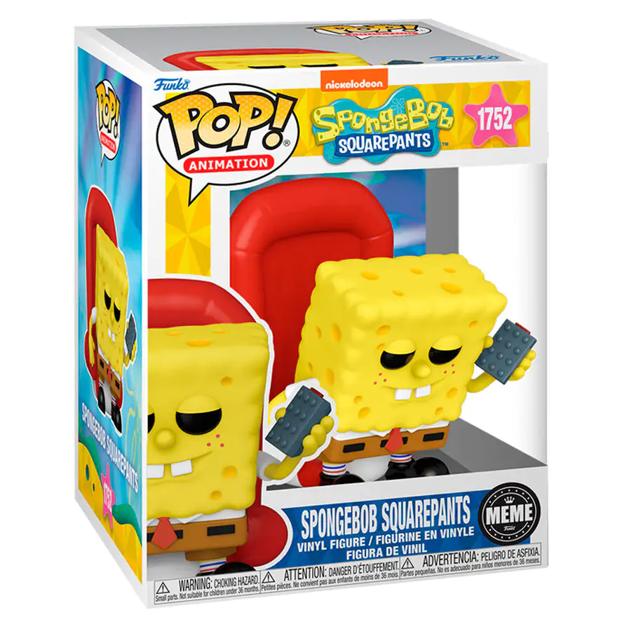 Funko POP Figur Premium Meme Spongebob Squarepants - Spongebob Squarepants Produktfoto