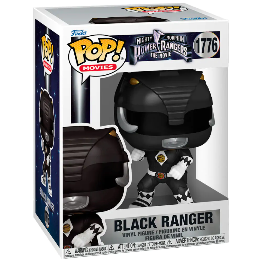 Funko POP Figur Mighty Morphin Power Rangers Black Ranger Produktfoto
